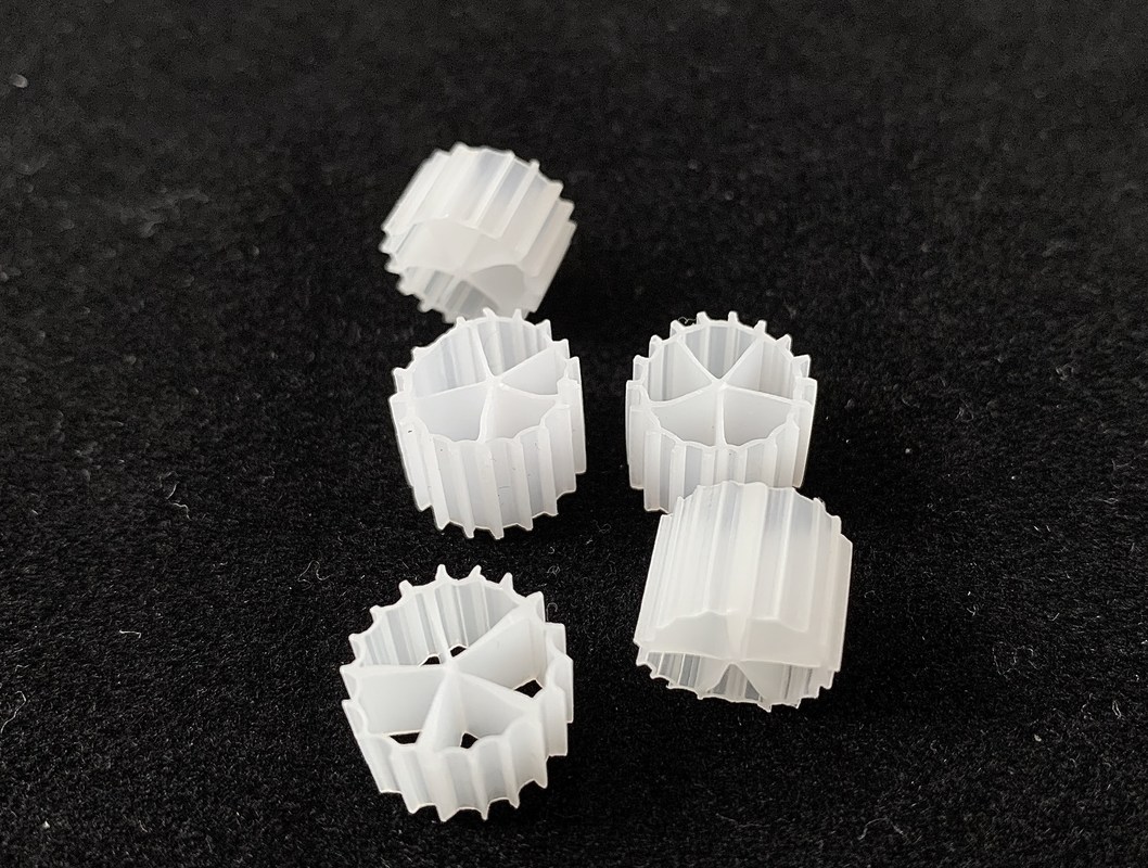 Virgin HDPE Bio Carriers MBBR Bio Media White 10X7mm