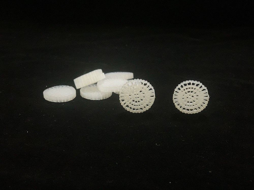 HDPE 25X4mm Biological Filter Media Sewage Treatment