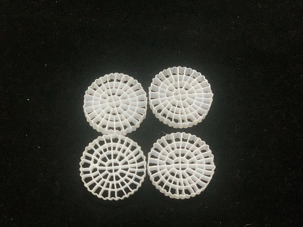 Aerobic Plastic 25X4mm MBBR Bio Media ISO 64 Rooms