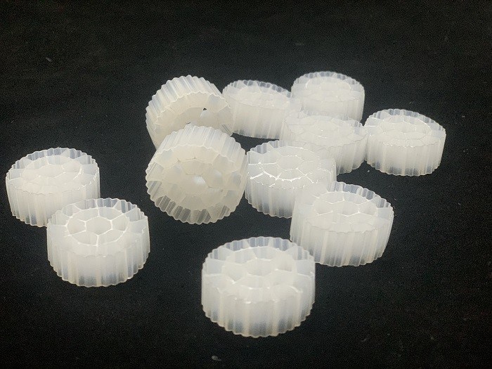 Y3 White 100% Virgin HDPE K1 MBBR Filter Media 25X10mm