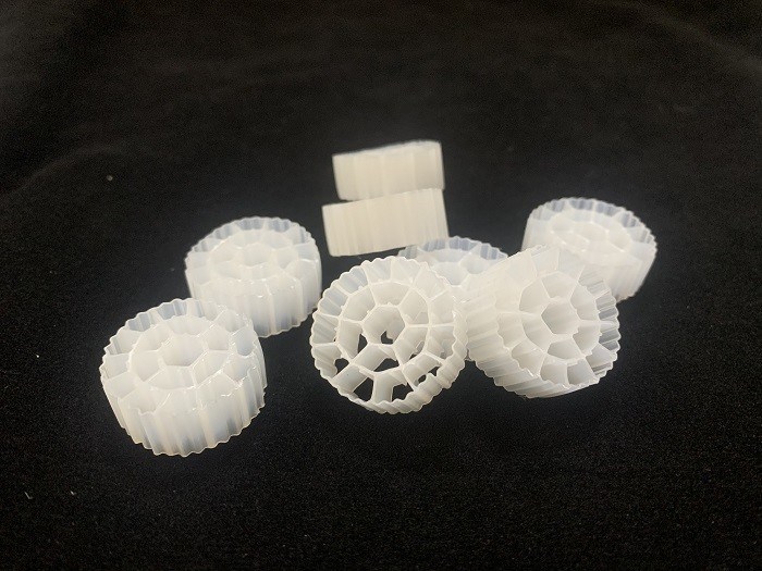 Floating K3 HDPE Filter Media 25X10mm Aquaculture