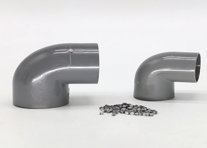 Virgin Grade Anti Aging Rigid PVC Compound Draining Elbow