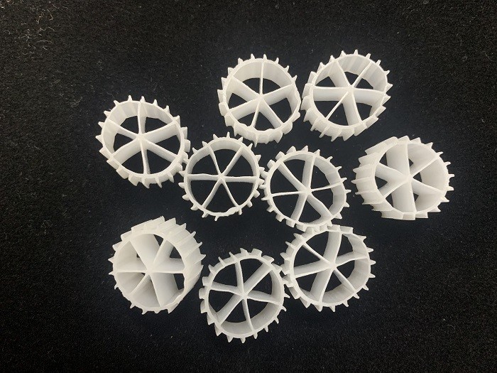 25X4mm Mbbr Media Surface Area White Virgin HDPE