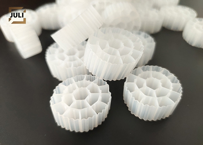 White Color Virgin HDPE Material K1 MBBR Filter Media Large Surface Area